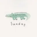 Detalle-Sunday-Pack-siete-bodies-algodón-manga-corta-diseño-animales-12M-Cartars.webp