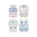 Diseños-colorear-animales-salvajes-djeco-Lanzarote.webp