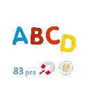 83 letras mayúsculasmagnéticas-Djeco-Juguetería Educativa Mukkies.webp