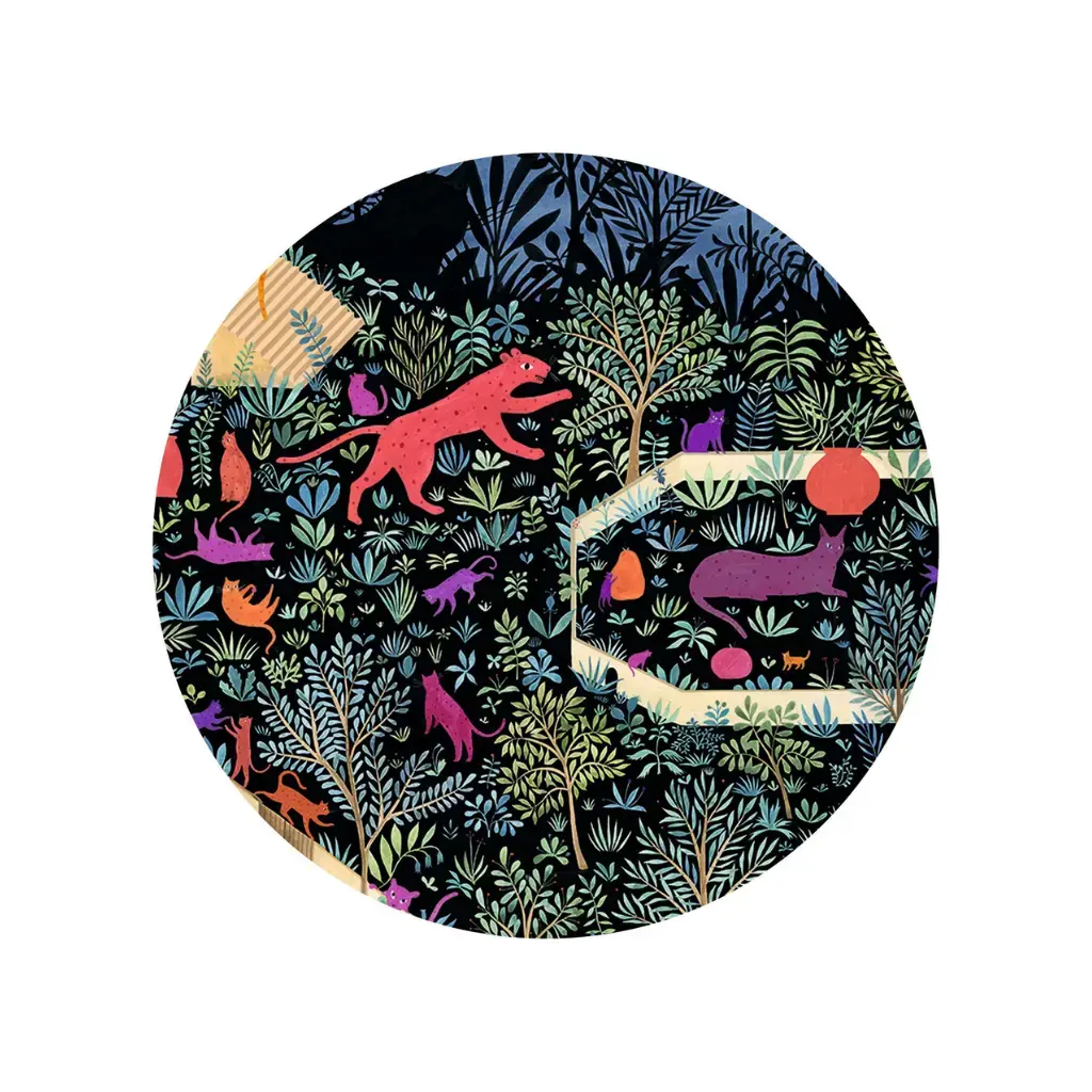 Detalle-Puzzle-Galeria-The-Kindom-of-Cats-Djeco.webp