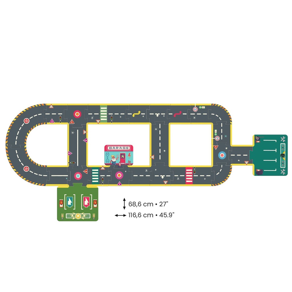 Puzzle Crazy Motors - CIrcuit (26 Teile)