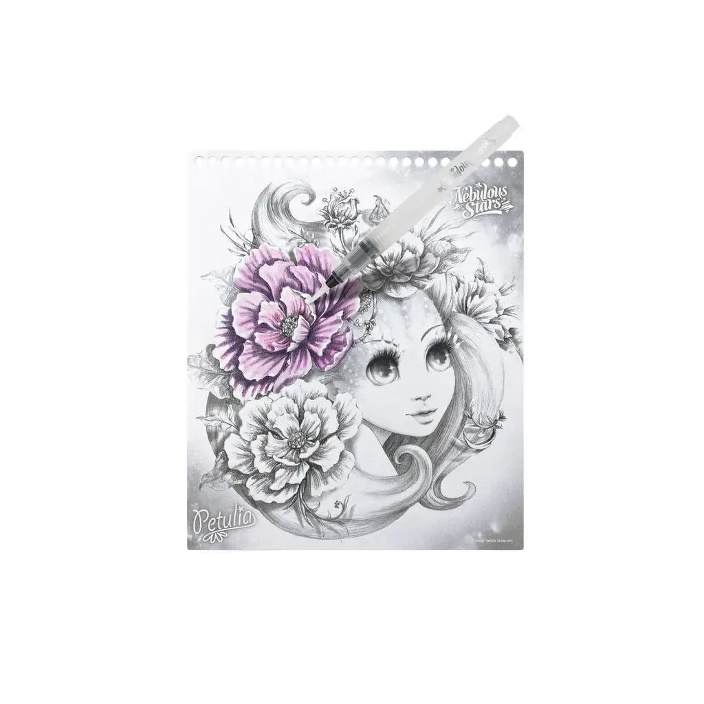 Lamina-con-Pincel-de-Acuarelas-Nebulous-Star.webp