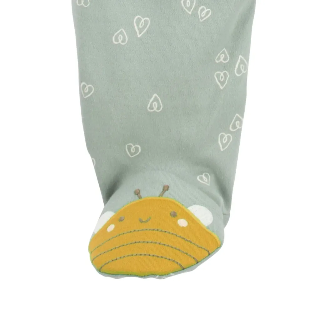 Detalle-Pie-Pijama-una-pieza-de-algodón-con-pie-diseño-abeja-Carters-Canarias.webp