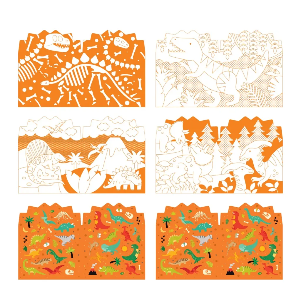 Componentes-Libro-colorear-con-adhesivos-Dinosaurios-Petit-Collage-Papeleria-Mukkies.webp