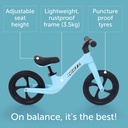 Tickit Bicicleta de equilibrio Whizz azul