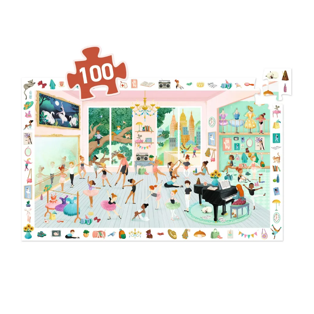 Puzzle-Observación-La-escuela-de-baile-100-piezas-Mukkies-Jugueterias-Lanzarote.webp