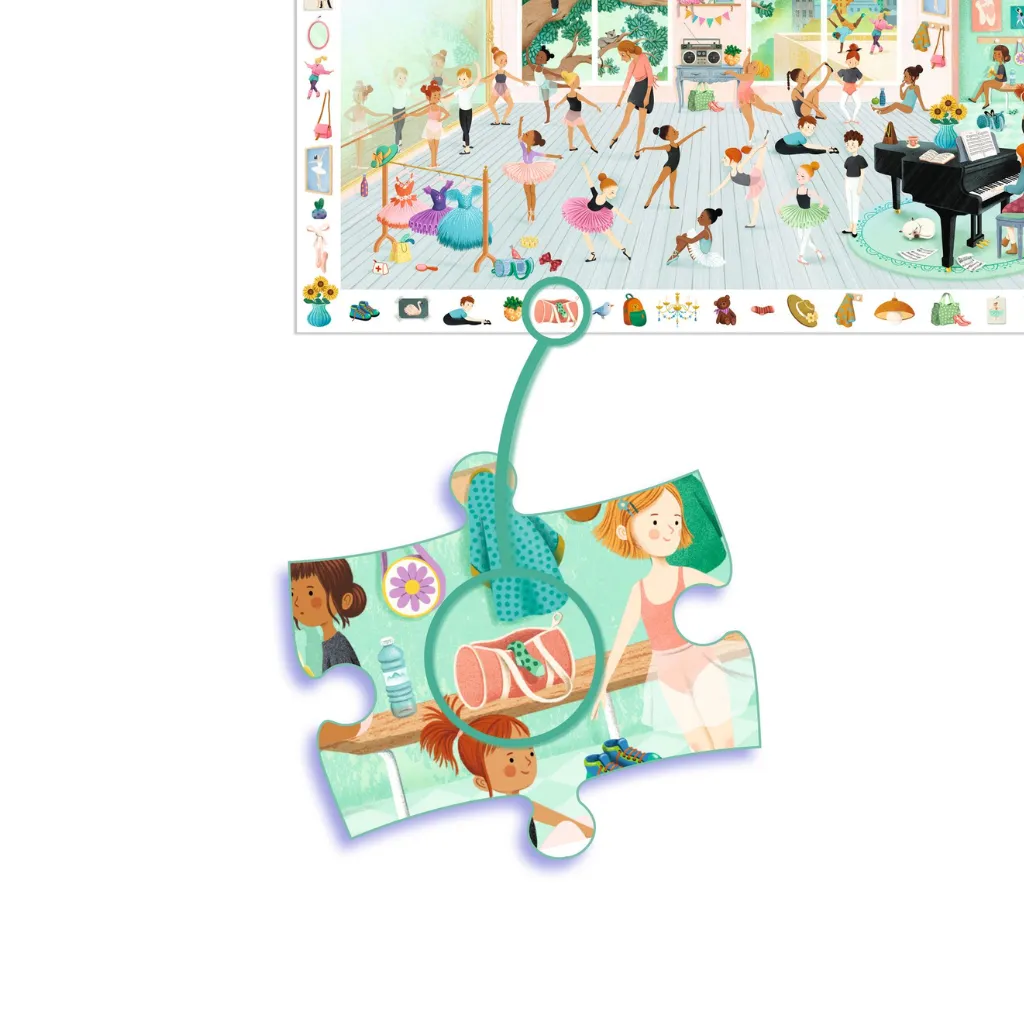Busca-y-Encuentra-Puzzle-Observación-La-escuela-de-baile-100-piezas-Jugueterias-Kids-Concept-Store.webp