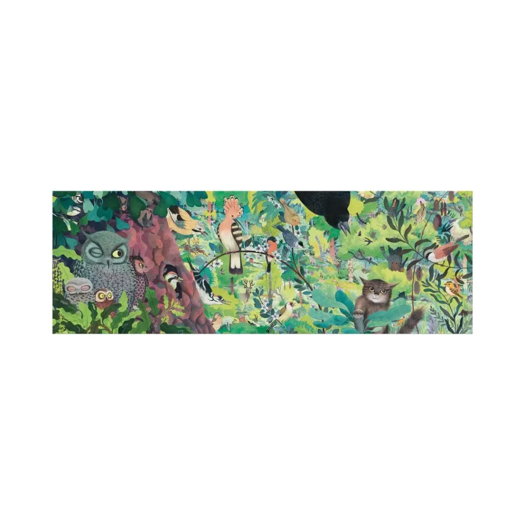 Puzzle-Galería-Búhos-y-pájaros-djeco-jugueteria-mukkies-Lanzarote.webp
