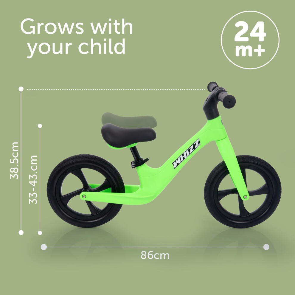 Tickit Bicicleta de equilibrio Whizz verde