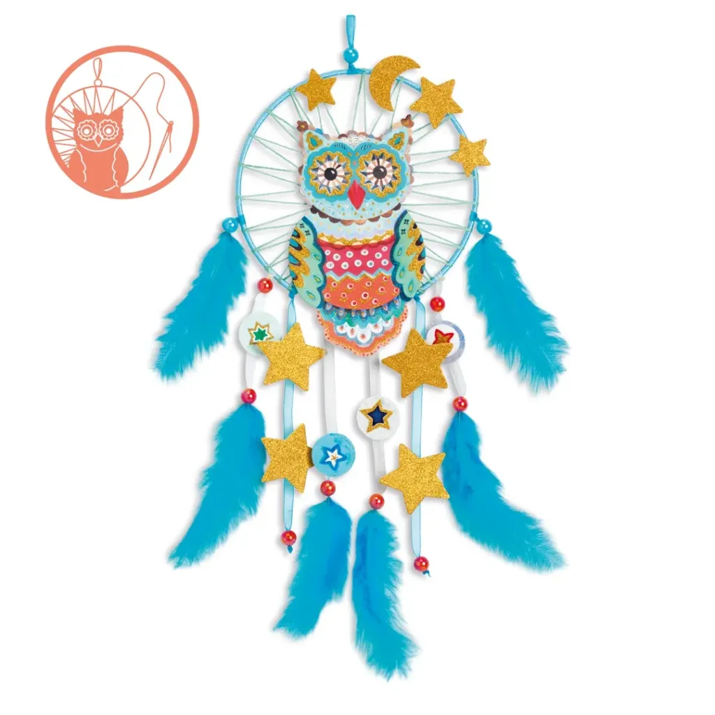 DIY-Atrapasueños-Para-Crear-Lechuza-Djeco-Jugueteria-Mukkies-Las Palmas.webp