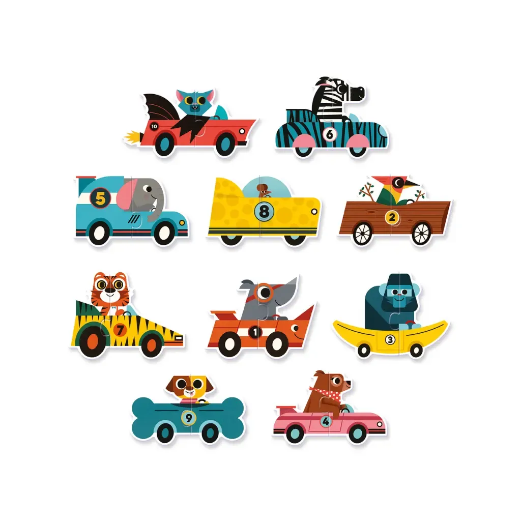 Puzzle-Educativo-Dúo-Coches-de-Carrera-Djeco-Jugueteria-Lanzarote.webp