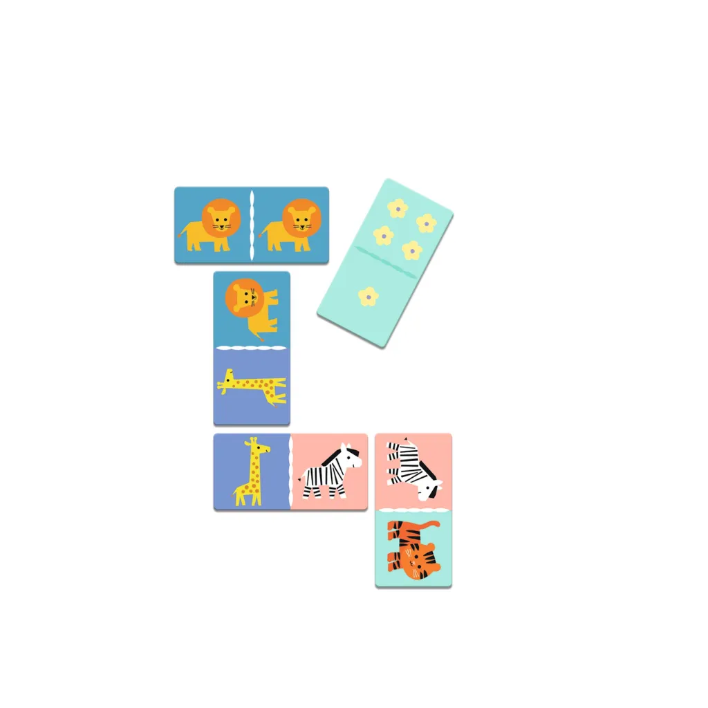 Domino-Multijuegos-Educativo-Animales salvajes-Jugueterias-en-Canarias.webp