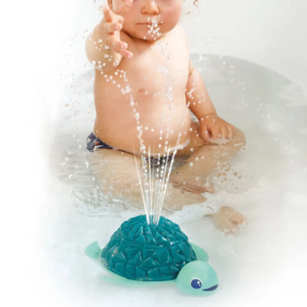Peque-con-Juego de baño-Tortuga Splash-Ludi France-Jugueteria Mukkies-Lanzarote.webp