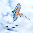 Cometa Maxi Bird volando-Djeco-Jugueteria Mukkies Canarias.webp