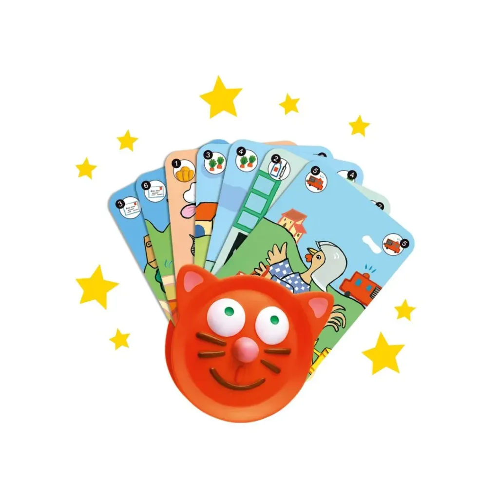 Sujetador de cartas para niños más 3 años-Djeco-Jugueteria Mukkies.webp