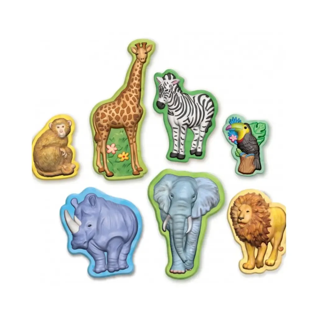Diseños Moldea y Pinta Animales de la Selva-4M-Juguetería Educativa Mukkies.webp