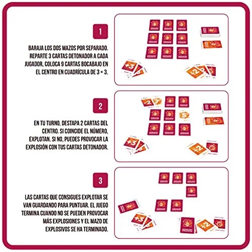 Juego de cartas Operación Dinamita