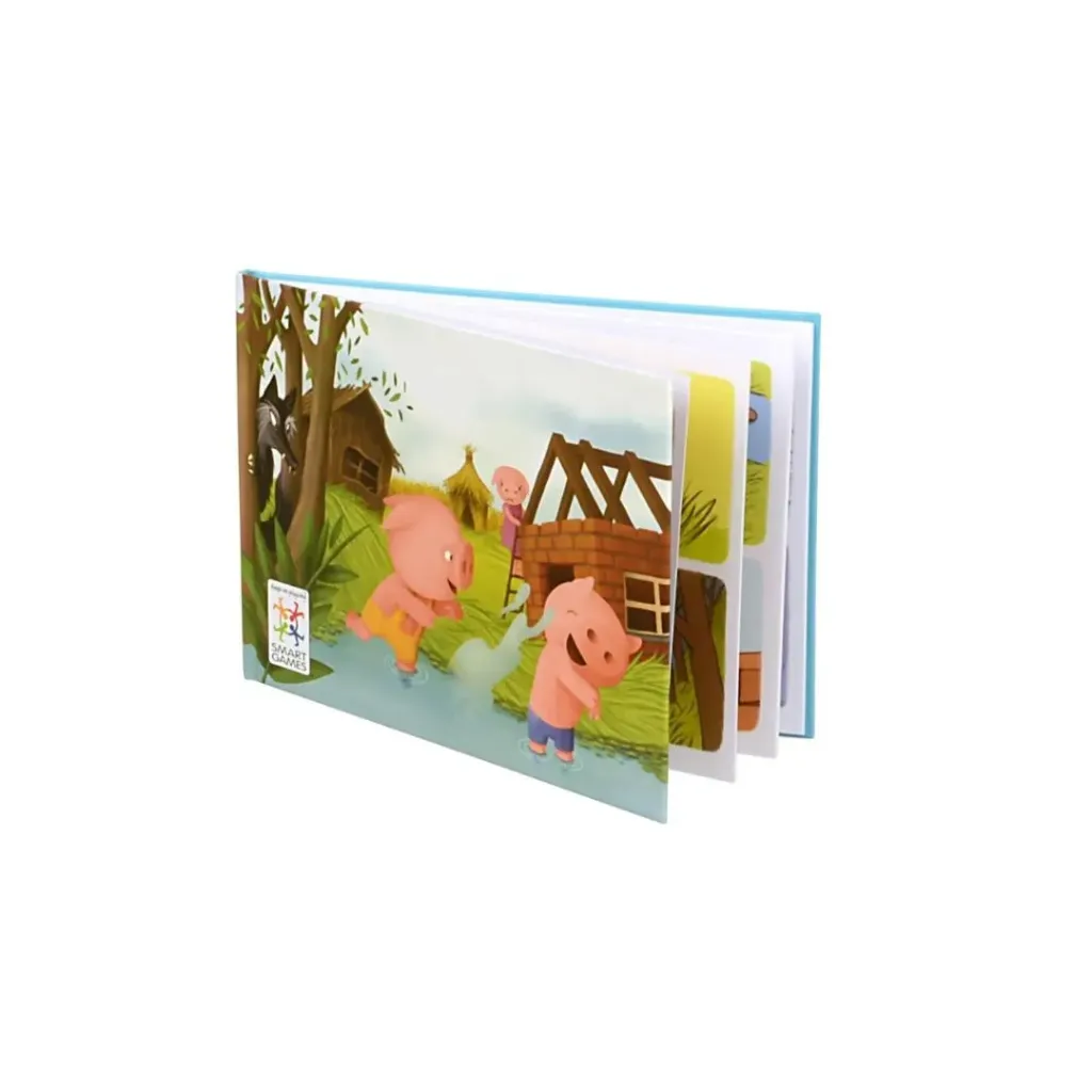 Libro sin texto incluido en el juego-Los tres cerditos Delux-a partir de los 3 años.webp