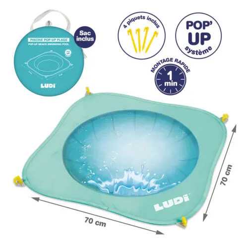 Piscina para playa Pop Up-Ludi Frace-uso recomendado +10 meses.webp
