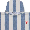 Detalle Poncho rallas azul y blanco Catch Of The Day-Swim Essentials.webp