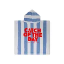 Espalda Poncho rallas azul y blanco Catch Of The Day-Swim Essentials.webp