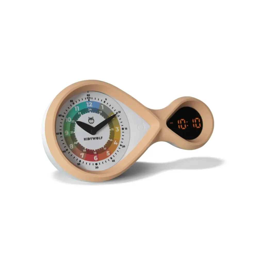 Reloj Despertador Bronce-Kidywolf-Especialmente diseñado para el aprendizaje.webp