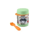 Termo con cuchara para comida Mapache-SkipHop-ideal para guarderia o colegio.webp