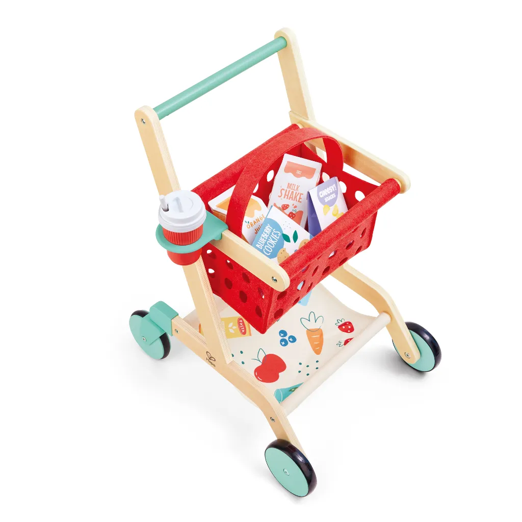 Carrito para la Compra-Hape-diponible en Juguetería Mukkies.webp