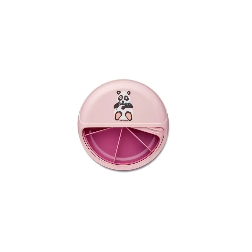 Mini Disco para Snck Pink Panda abierto-Carl Oscar-ideal viaje o para el cole.webp