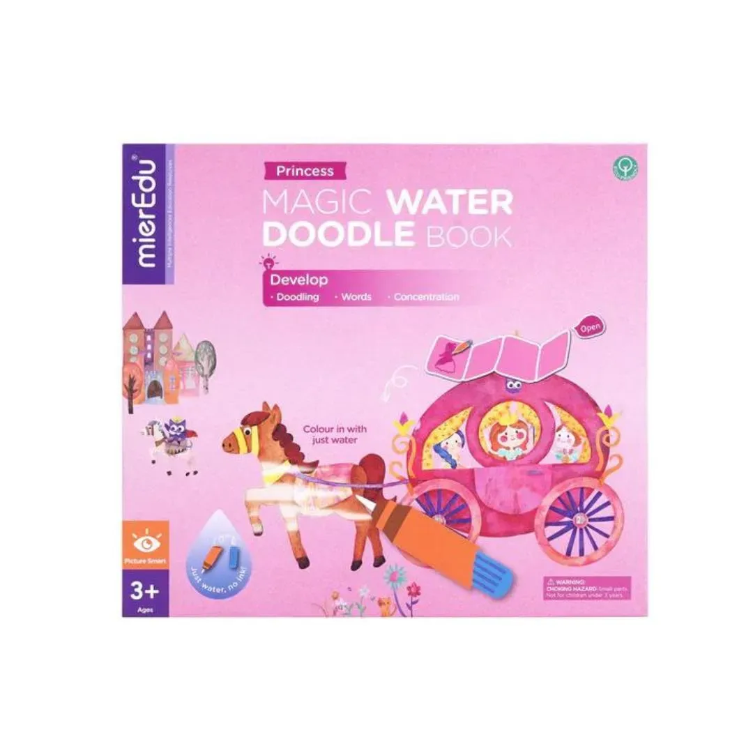 Libro para pintar con agua Princesas-Mieredu-ideal para viajes y salidas.webp