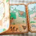 Libro Mágico con pincel dispensador de agua Animales de la Granja-Mieredu-ideal para viajes y salidas en familia.webp