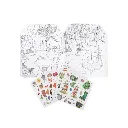 Componentes Cuaderno con pegatinas para colorear El jardinero-Moulin Roty-perfecto para acuarelas o lapices acuarelables.webp