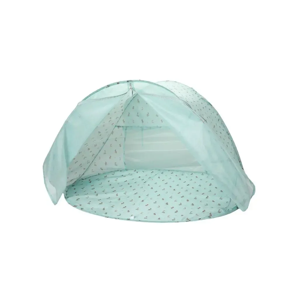 Carpa Pop Up con Protector Antimosquitos Cool Dinos Mini abierta-Monnëka-disponible en Lanzarote.webp