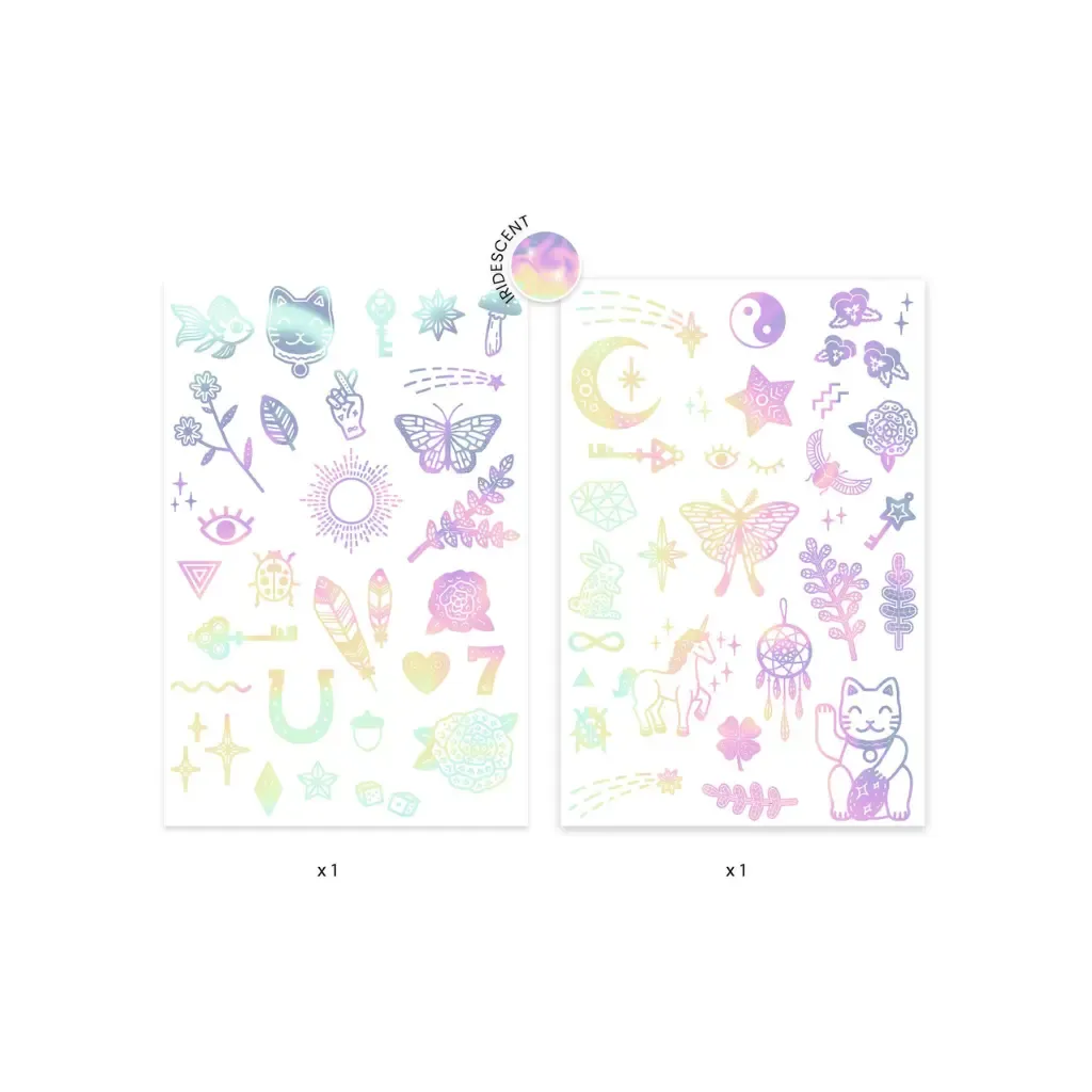 Sobre +50 Tatuajes temporales Lucky Charms-Djeco-a partir de los 3 años.webp