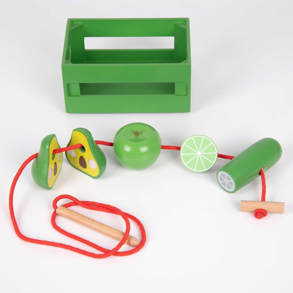Tickit Conjunto 5 cajas madera frutas y verduras 