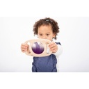 Tickit Panel de purpurina púrpura.