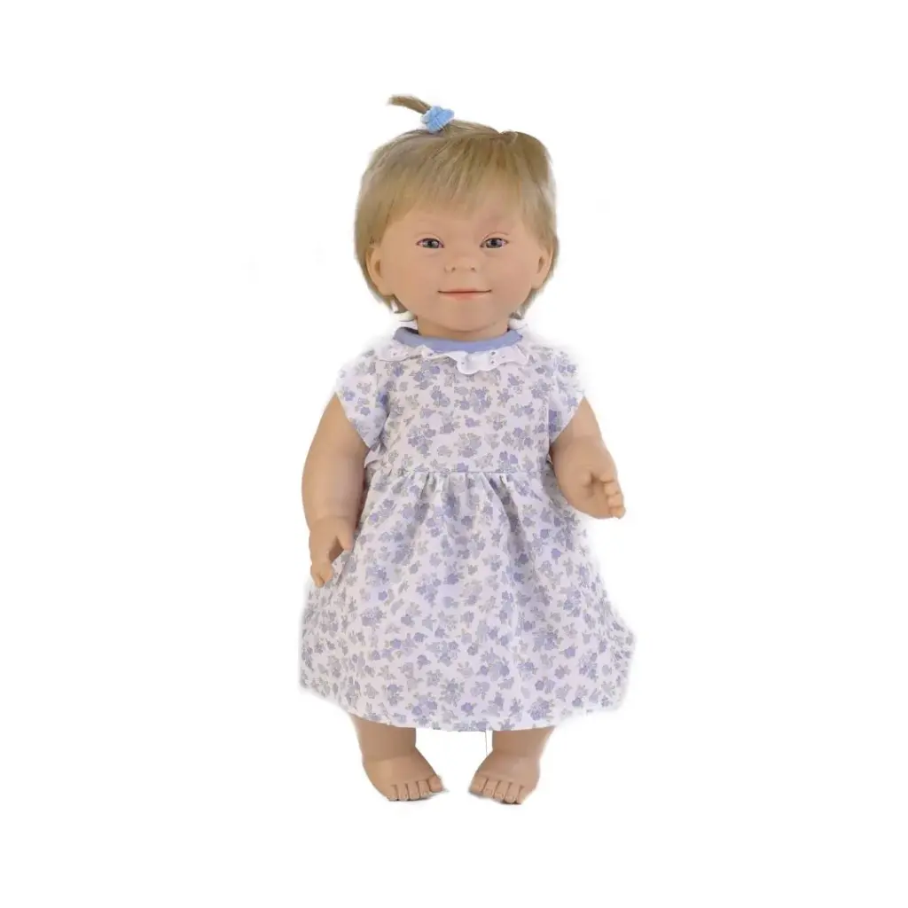 [140754] Muñeca caucásica rubia con Síndr. Down 40 cm