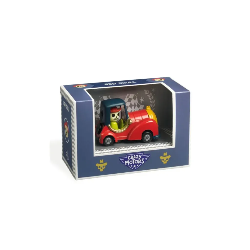 [35470] Crazy Motors Red Skull
