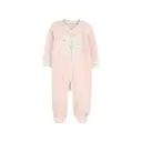 Pijama entero de algodón diseño corazón - 6M