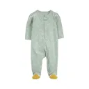 Pijama una pieza de algodón, con pie, diseño abeja