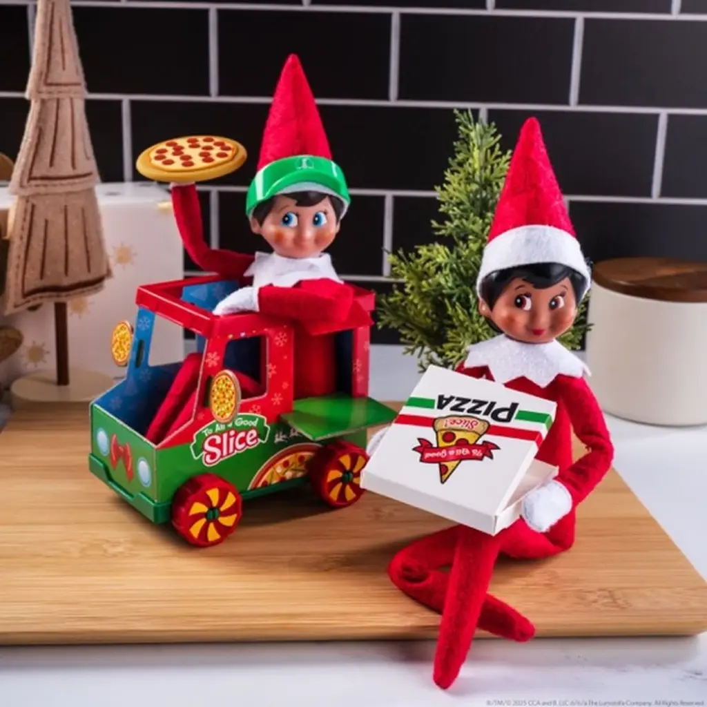 [CT00278] The Elf on The Shelf - Coche Repartidor de Pizza