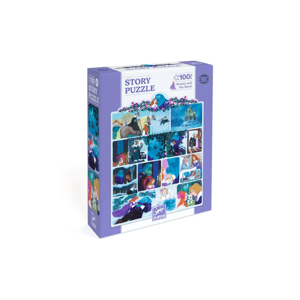 P. Cuentos - La bella y la bestia 100 pzas