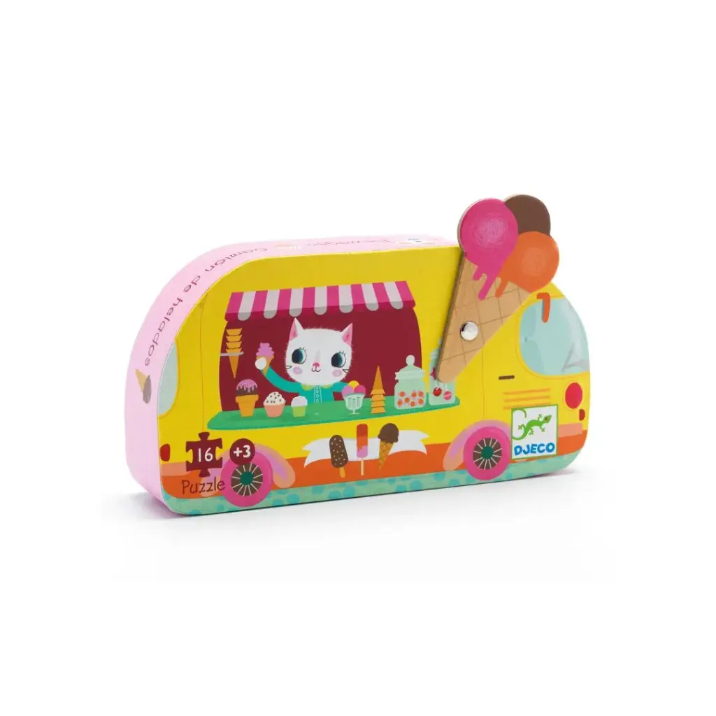 Silueta - Camión de helados 16 pzas. 