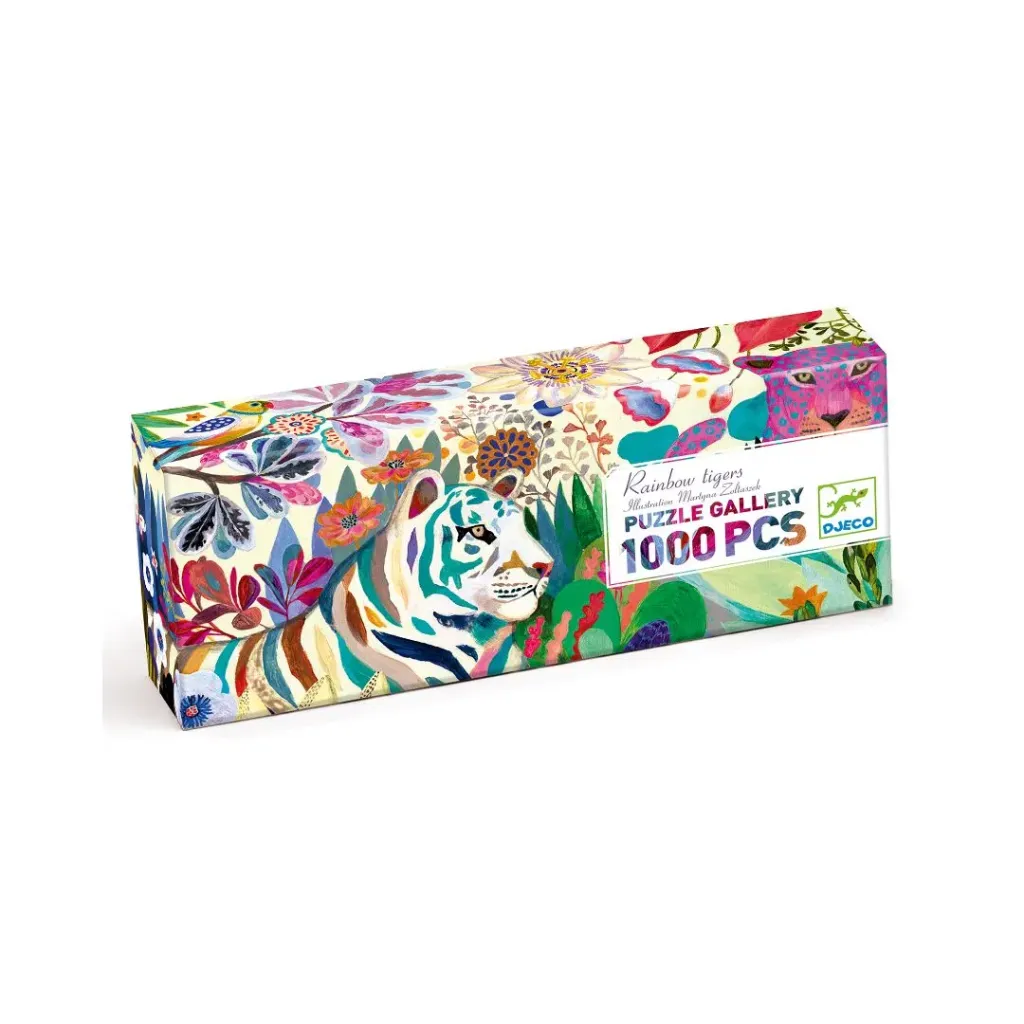 [37647] Puzzle Galería - Rainbow Tigers 1000 pzas.