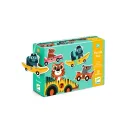 Educativos Puzzle Dúo - Coches de carreras