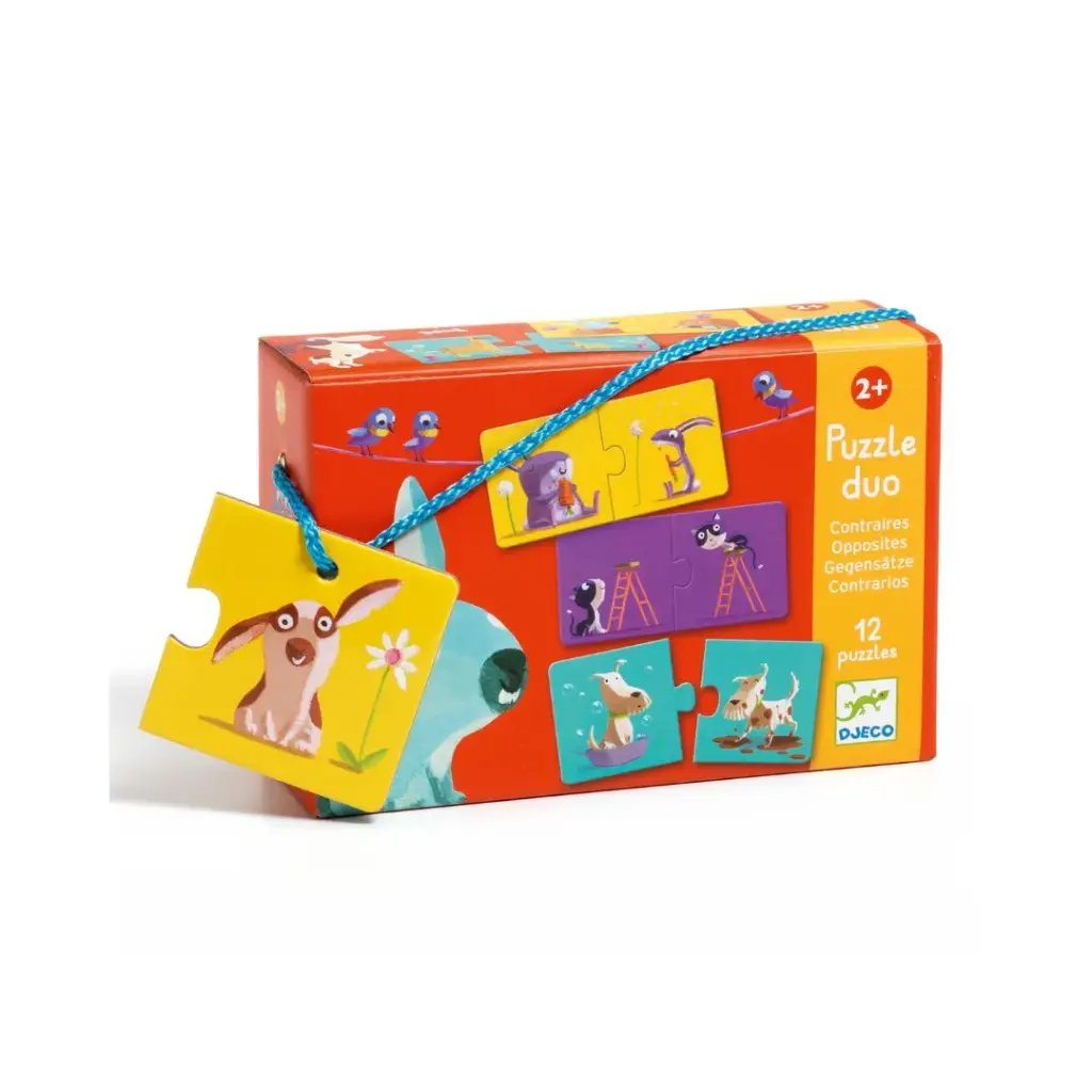 Educativos Puzzle Dúo - Contrarios