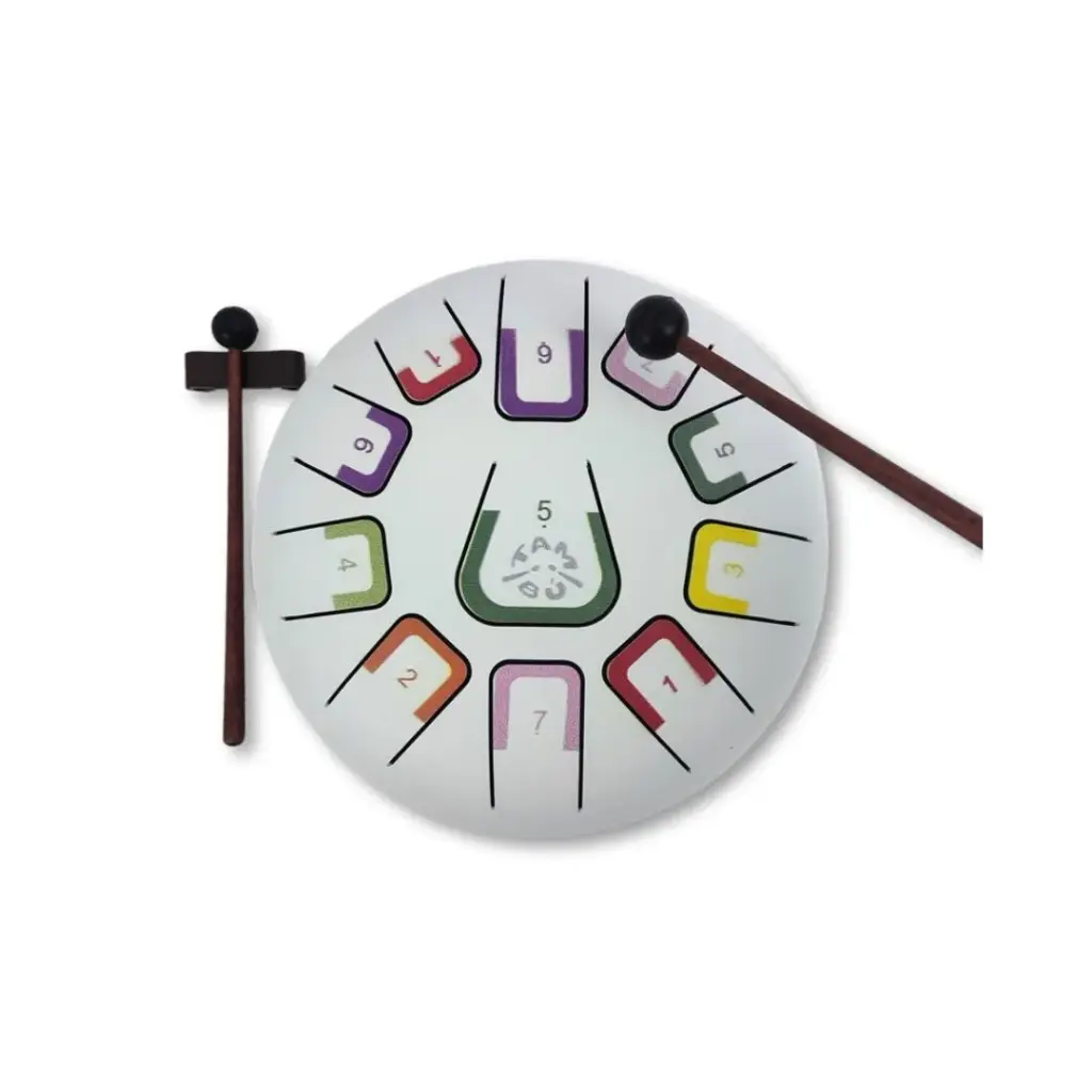 [JCTMB08W] Tambú 8" 11 notas - Blanco mate