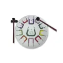 Tambú 8" 11 notas - Blanco mate