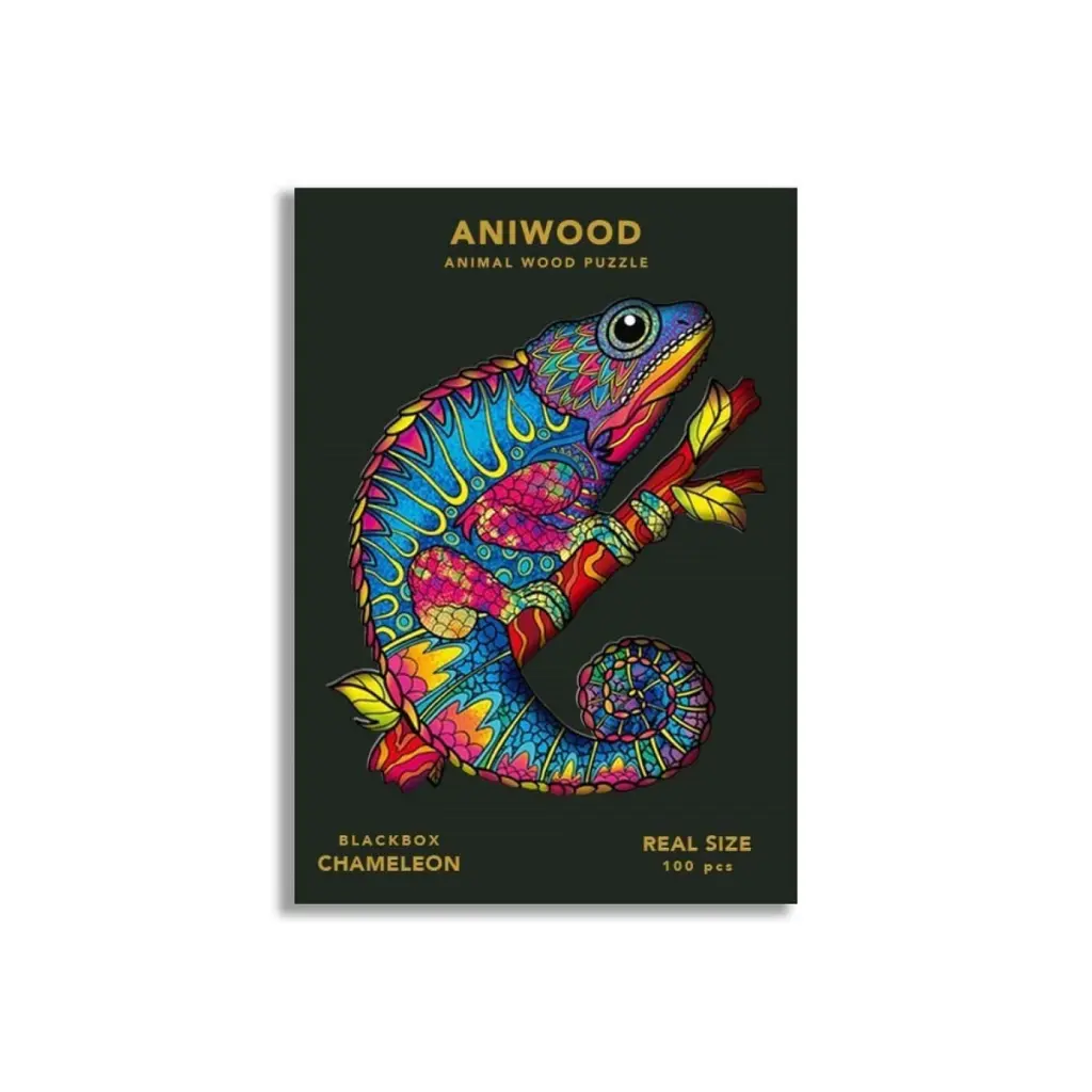 [JCAW2322S] Puzzle Aniwood Camaleón S