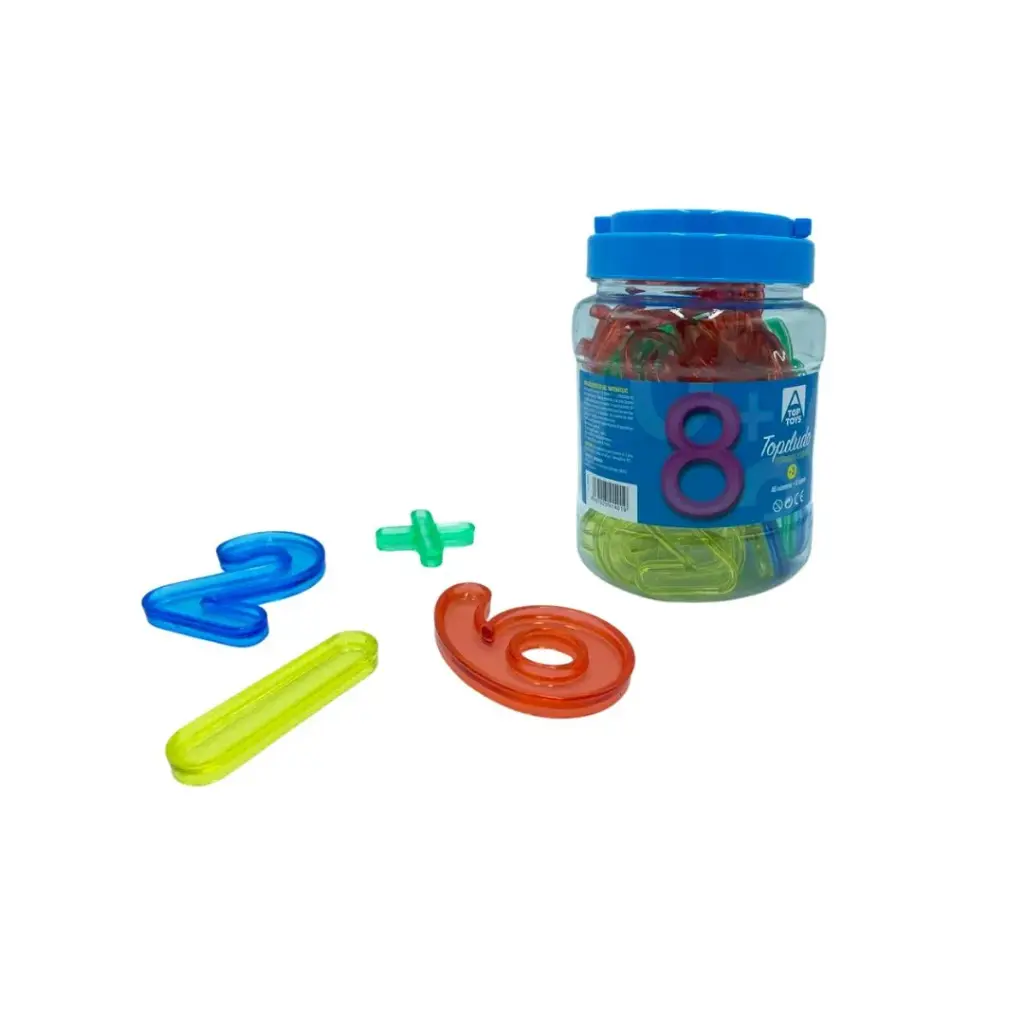 [356801] Números Traslúcidos 52 pzas